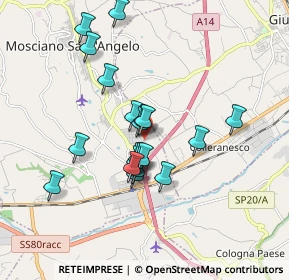 Mappa Via Giovanni Pascoli, 64023 Mosciano Sant'Angelo TE, Italia (1.544)