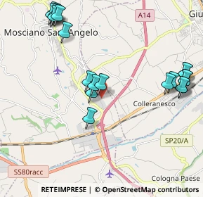 Mappa Via Giovanni Pascoli, 64023 Mosciano Sant'Angelo TE, Italia (2.562)