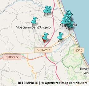 Mappa Via Giovanni Pascoli, 64023 Mosciano Sant'Angelo TE, Italia (4.63)