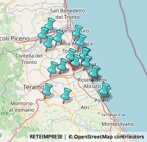 Mappa Via Giovanni Pascoli, 64023 Mosciano Sant'Angelo TE, Italia (10.971)