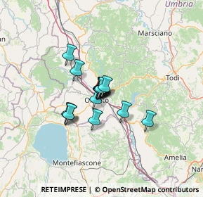 Mappa Via Sant'Anna, 05018 Orvieto TR, Italia (7.55688)