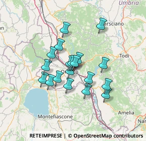 Mappa Via Sant'Anna, 05018 Orvieto TR, Italia (10.84579)