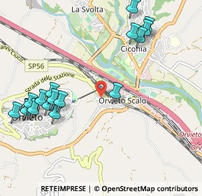 Mappa Via Sant'Anna, 05018 Orvieto TR, Italia (1.29471)