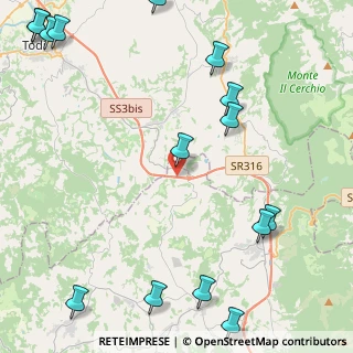Mappa SS3bis, 05021 Todi PG, Italia (6.81133)