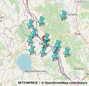 Mappa Strada della Stazione, 05018 Orvieto TR, Italia (11.12857)