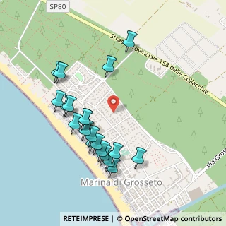 Mappa Via dell Oleandro, 58100 Grosseto GR, Italia (0.5085)
