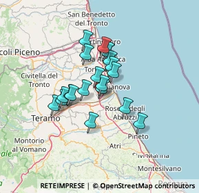 Mappa Via Pascoli, 64023 Mosciano Sant'Angelo TE, Italia (9.9805)