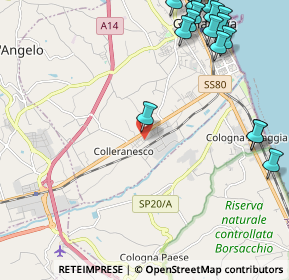 Mappa Via Bosco Martese, 64021 Giulianova TE, Italia (3.2525)