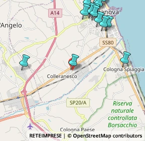 Mappa Via Bosco Martese, 64021 Giulianova TE, Italia (3.035)