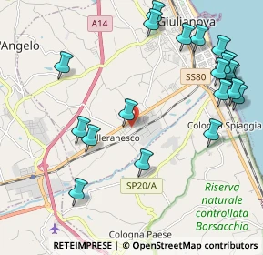 Mappa Via Bosco Martese, 64021 Giulianova TE, Italia (2.6295)