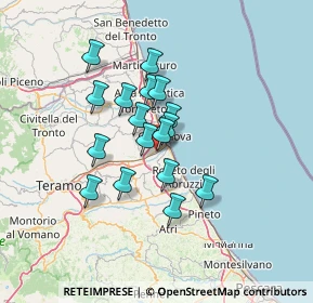Mappa Via Bosco Martese, 64021 Giulianova TE, Italia (10.56765)
