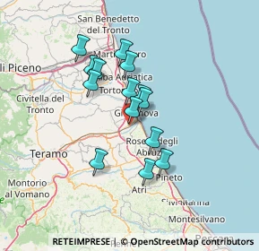 Mappa Via Bosco Martese, 64021 Giulianova TE, Italia (11.09286)