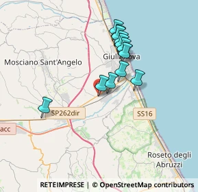 Mappa Via del Canale, 64021 Giulianova TE, Italia (3.16846)