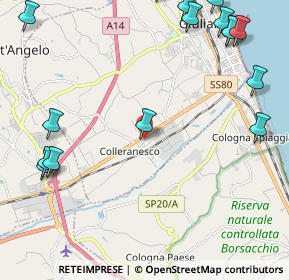 Mappa Via del Canale, 64021 Giulianova TE, Italia (3.21188)