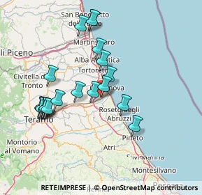 Mappa Via del Canale, 64021 Giulianova TE, Italia (15.124)