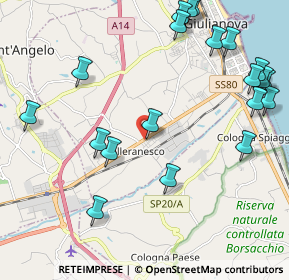 Mappa Traversa Via Nazionale per Teramo, 64021 Giulianova TE, Italia (2.7405)