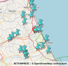 Mappa Traversa Via Nazionale per Teramo, 64021 Giulianova TE, Italia (9.1375)