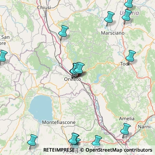 Mappa Via U. De Martino, 05018 Orvieto TR, Italia (23.35588)