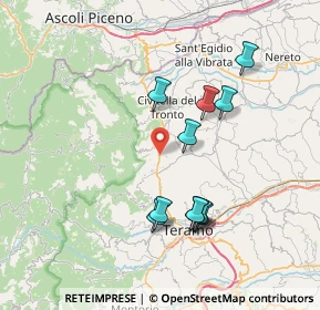 Mappa Via Giuseppe Mazzini, 64012 Campovalano TE, Italia (7.32818)