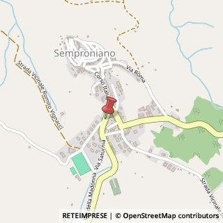 Mappa Via Toscana,  14, 58055 Semproniano, Grosseto (Toscana)
