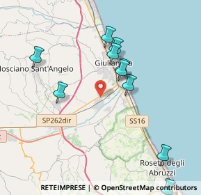 Mappa Zona Industriale Colleranesco snc, 64021 Giulianova TE, Italia (5.10833)