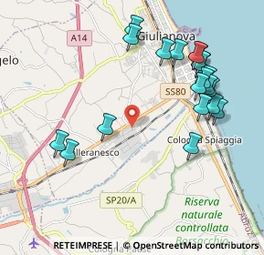 Mappa Zona Industriale Colleranesco snc, 64021 Giulianova TE, Italia (2.2815)