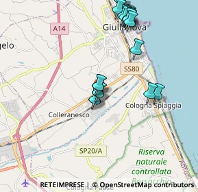 Mappa Zona Industriale Colleranesco snc, 64021 Giulianova TE, Italia (2.126)