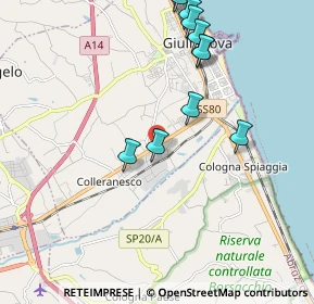 Mappa Zona Industriale Colleranesco snc, 64021 Giulianova TE, Italia (2.4475)