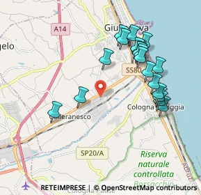 Mappa Zona Industriale Colleranesco snc, 64021 Giulianova TE, Italia (2.0385)