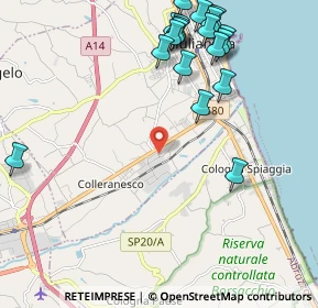 Mappa Zona Industriale Colleranesco snc, 64021 Giulianova TE, Italia (2.7155)