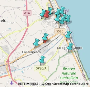 Mappa Zona Industriale Colleranesco snc, 64021 Giulianova TE, Italia (2.025)