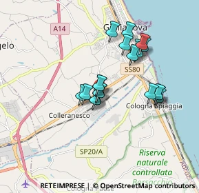 Mappa Zona Industriale Colleranesco snc, 64021 Giulianova TE, Italia (1.482)