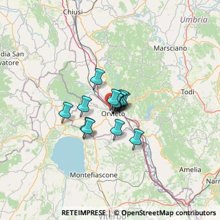 Mappa 05018 Sferracavallo TR, Italia (7.0485714285714)