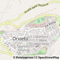 Mapa Orvieto