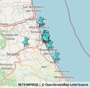 Mappa Via Nazionale Adriatica, 64018 Giulianova TE, Italia (6.2775)