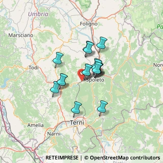 Mappa Via dell'Artigiano, 06049 Spoleto PG, Italia (9.23529)