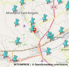 Mappa Viale Primo Maggio, 64023 Mosciano Sant'Angelo TE, Italia (3.189)