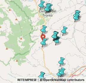 Mappa CAP, 64012 Zona Industriale Campovalano TE, Italia (4.828)
