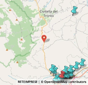 Mappa CAP, 64012 Zona Industriale Campovalano TE, Italia (7.7345)