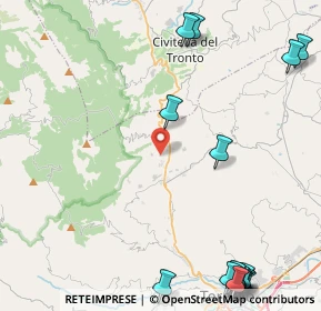 Mappa 64012 Zona Industriale Campovalano TE, Italia (7.2285)