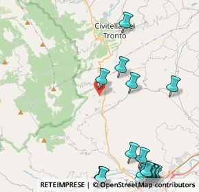 Mappa 64012 Zona Industriale Campovalano TE, Italia (6.696)