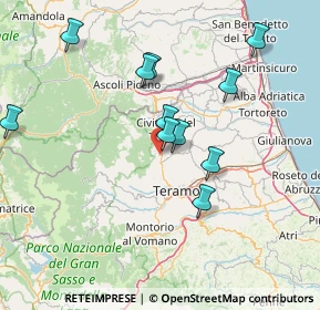 Mappa 64012 Zona Industriale Campovalano TE, Italia (17.3525)