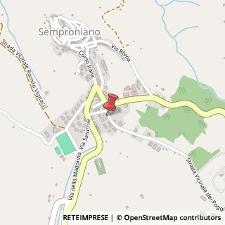 Mappa Via Dante Alighieri, 34, 58055 Semproniano GR, Italia, 58055 Semproniano, Grosseto (Toscana)