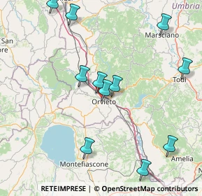 Mappa Via Ombrone, 05018 Orvieto TR, Italia (18.49091)
