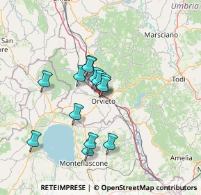 Mappa Via Ombrone, 05018 Orvieto TR, Italia (11.64077)