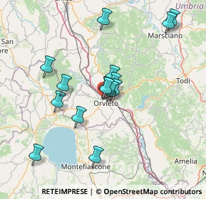 Mappa Via Ombrone, 05018 Orvieto TR, Italia (13.756)