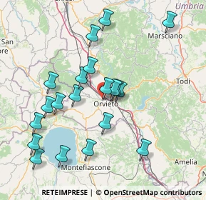 Mappa Via Ombrone, 05018 Orvieto TR, Italia (16.0045)