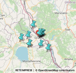 Mappa Via Ombrone, 05018 Orvieto TR, Italia (6.99143)