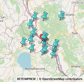 Mappa Via Ombrone, 05018 Orvieto TR, Italia (10.71471)