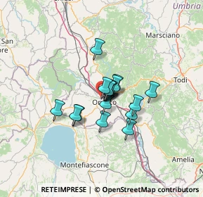 Mappa Via Ombrone, 05018 Orvieto TR, Italia (7.78944)